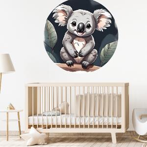 100x100cm Koala - textilná nálepka na stenu Veľkosť: 100 cm