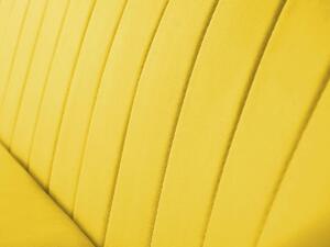 Žltá Trojmiestna pohovka Sardaigne 188 × 76 × 83 cm MAZZINI SOFAS