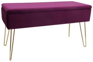 DLHÁ TABURETKA, textil, 75/42/30 cm Echtwerk - Kreslá, Online Only