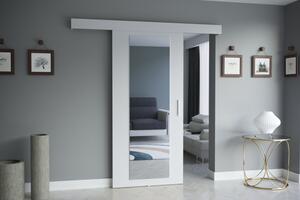 Posuvné dvere SALOME so zrkadlom - biele