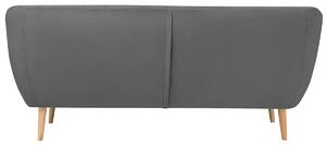 Šedá Trojmiestna pohovka Sardaigne 188 × 76 × 83 cm MAZZINI SOFAS