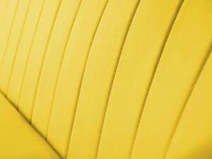 Žltá Dvojmiestna pohovka Sardaigne 158 × 73 × 83 cm MAZZINI SOFAS