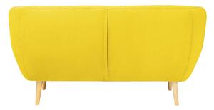 Žltá Dvojmiestna pohovka Sardaigne 158 × 73 × 83 cm MAZZINI SOFAS