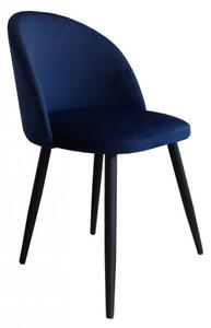 Moderní čalouněná židle Frozen černé nohy Magic velvet 55