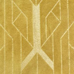 Dekorstudio Deka s geometrickým vzorom GINKO4 150x200cm - zlatá Rozmer deky: 150x200cm