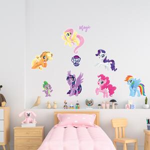 60x70cm My Little Pony 4 - nálepka na stenu