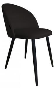 Moderní čalouněná židle Frozen černé nohy Bluvel 06