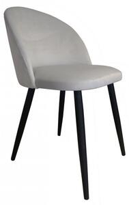 Moderná čalúnená stolička Frozen čierne nohy Magic velvet 39
