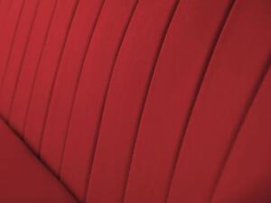 Červená Dvojmiestna pohovka Toscane 158 × 73 × 83 cm MAZZINI SOFAS