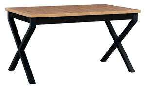 Jedálenský stôl NAPOLEON 1 - dub sonoma / čierna
