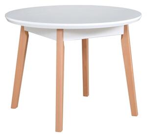 Jedálenský stôl NOEMI 4 - biela / dub sonoma