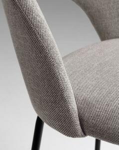MAHALIA pultová stolička Sivá - svetlá