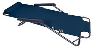 Ležadlové kreslo LEON námornícka modrá