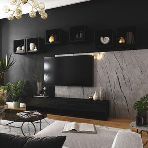 Elegantná obývacia stena BRADT 27 - čierna