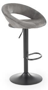 Barová stolička Herlinda (sivá + čierna). Vlastná spoľahlivá doprava až k Vám domov. 1039565