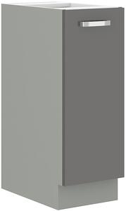 Výsuvná kuchyňská skříňka 30 cm 06 - HULK - Béžová lesklá