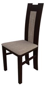 Jedálenská stolička MOVILE 18 - orech / hnedá