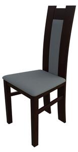 Jedálenská stolička MOVILE 18 - orech / šedá 1