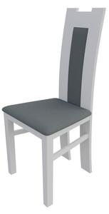Jedálenská stolička MOVILE 18 - biela / šedá 1