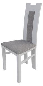Jedálenská stolička MOVILE 18 - biela / šedá 2