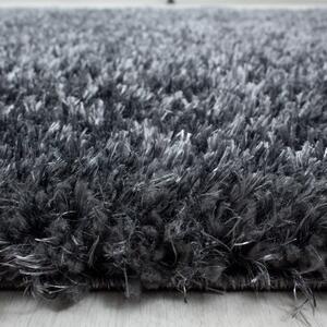 Ayyildiz koberce Kusový koberec Brilliant Shaggy 4200 Grey kruh - 200x200 (priemer) kruh cm