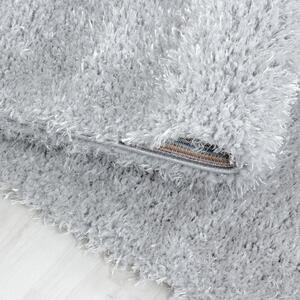 Ayyildiz koberce Kusový koberec Brilliant Shaggy 4200 Silver kruh - 120x120 (priemer) kruh cm