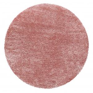 Ayyildiz koberce Kusový koberec Brilliant Shaggy 4200 Rose kruh - 200x200 (priemer) kruh cm