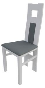 Jedálenská stolička MOVILE 20 - biela / šedá 1