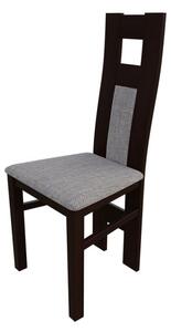 Jedálenská stolička MOVILE 20 - orech / šedá 2