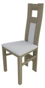Jedálenská stolička MOVILE 20 - dub sonoma / biela ekokoža