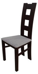 Jedálenská stolička MOVILE 21 - orech / šedá 2