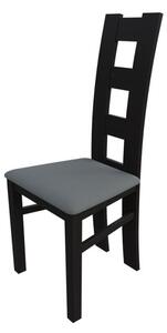 Jedálenská stolička MOVILE 21 - wenge / šedá 1