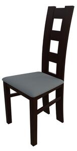 Jedálenská stolička MOVILE 21 - orech / šedá 1