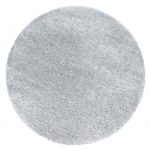 Ayyildiz koberce Kusový koberec Brilliant Shaggy 4200 Silver kruh - 200x200 (priemer) kruh cm