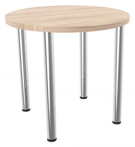 Guľatý jedálenský stôl Onex 80 cm Dub Sonoma