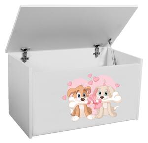 Detský úložný box Toybee so psíkmi