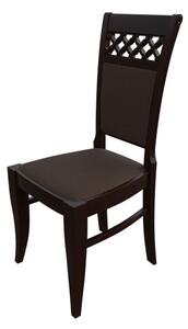Jedálenská stolička MOVILE 29 - orech / tmavá hnedá 1