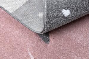 Dywany Łuszczów Detský kusový koberec Petit Flamingos hearts grey - 120x170 cm