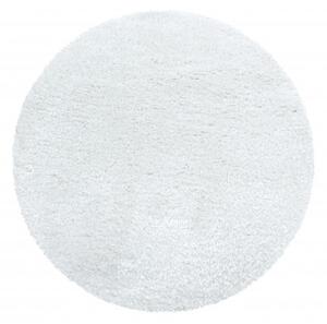 Ayyildiz koberce Kusový koberec Brilliant Shaggy 4200 Snow kruh - 120x120 (priemer) kruh cm