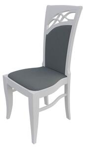 Jedálenská stolička MOVILE 28 - biela / šedá 1