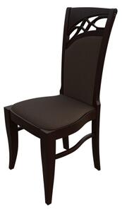 Jedálenská stolička MOVILE 28 - orech / tmavá hnedá 1