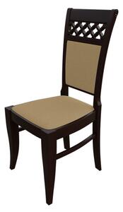 Jedálenská stolička MOVILE 29 - orech / béžová
