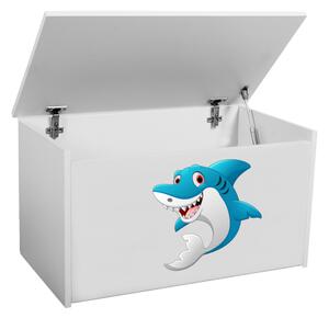 Detský úložný box Toybee so žralokom