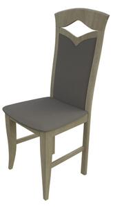 Jedálenská stolička MOVILE 30 - dub sonoma / šedá ekokoža