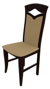 Jedálenská stolička MOVILE 30 - orech / béžová