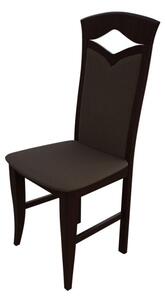 Jedálenská stolička MOVILE 30 - orech / tmavá hnedá 1