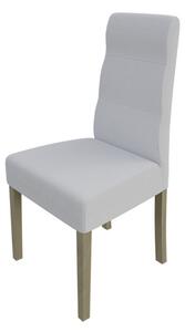 Jedálenská stolička MOVILE 37 - dub sonoma / biela ekokoža
