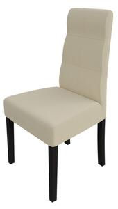 Jedálenská stolička MOVILE 37 - wenge / béžová ekokoža