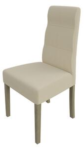 Jedálenská stolička MOVILE 37 - dub sonoma / béžová ekokoža