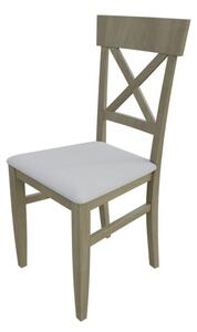 Jedálenská stolička MOVILE 39 - dub sonoma / biela ekokoža
